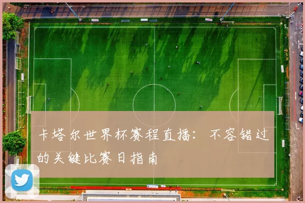 卡塔尔世界杯赛程直播：不容错过的关键比赛日指南