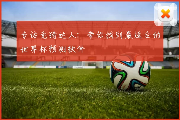 专访竞猜达人：带你找到最适合的世界杯预测软件