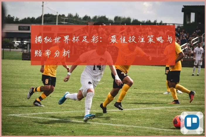 揭秘世界杯足彩：最佳投注策略与赔率分析